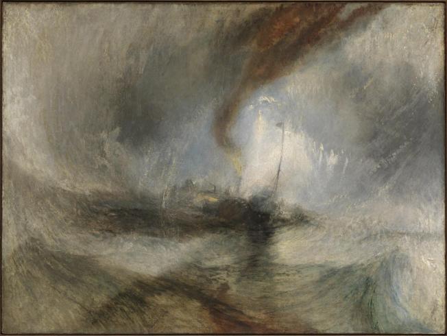 Snow Storm - Steam-Boat off a Harbour's Mouth exhibited 1842 Joseph Mallord William Turner 1775-1851 Accepted by the nation as part of the Turner Bequest 1856 http://www.tate.org.uk/art/work/N00530