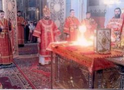 Chalice, Christian Orthodox Divine Liturgy and the Uncreated Light