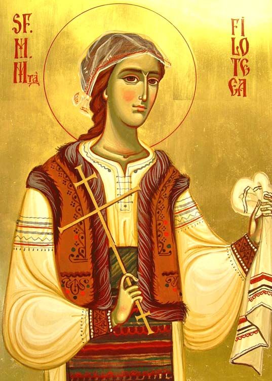 Saint Philothea of Thrace, Protectress of Romania